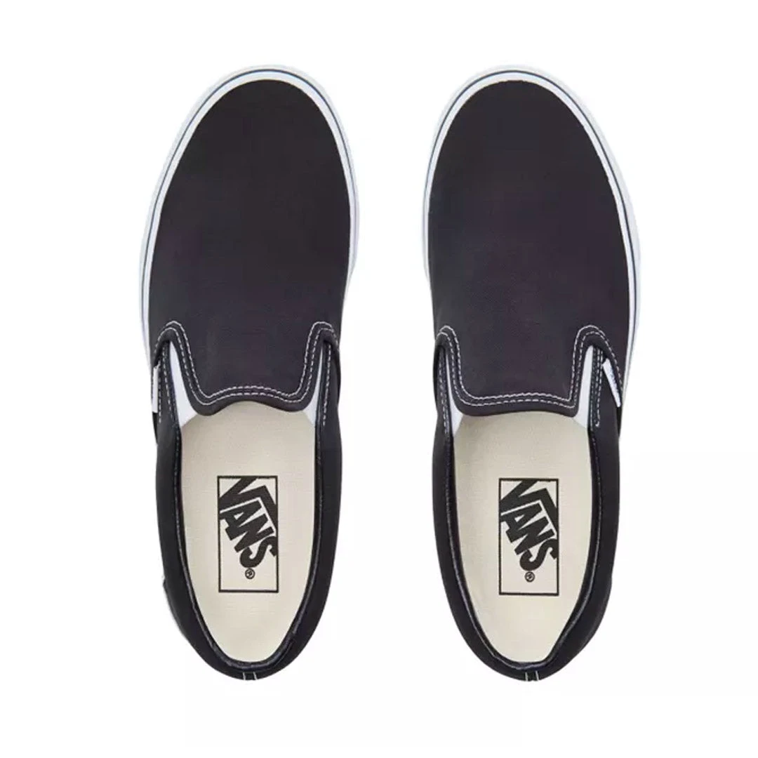 Vans - Unisex Classic Slip-On Shoes (0EYEBLK) - Image 4