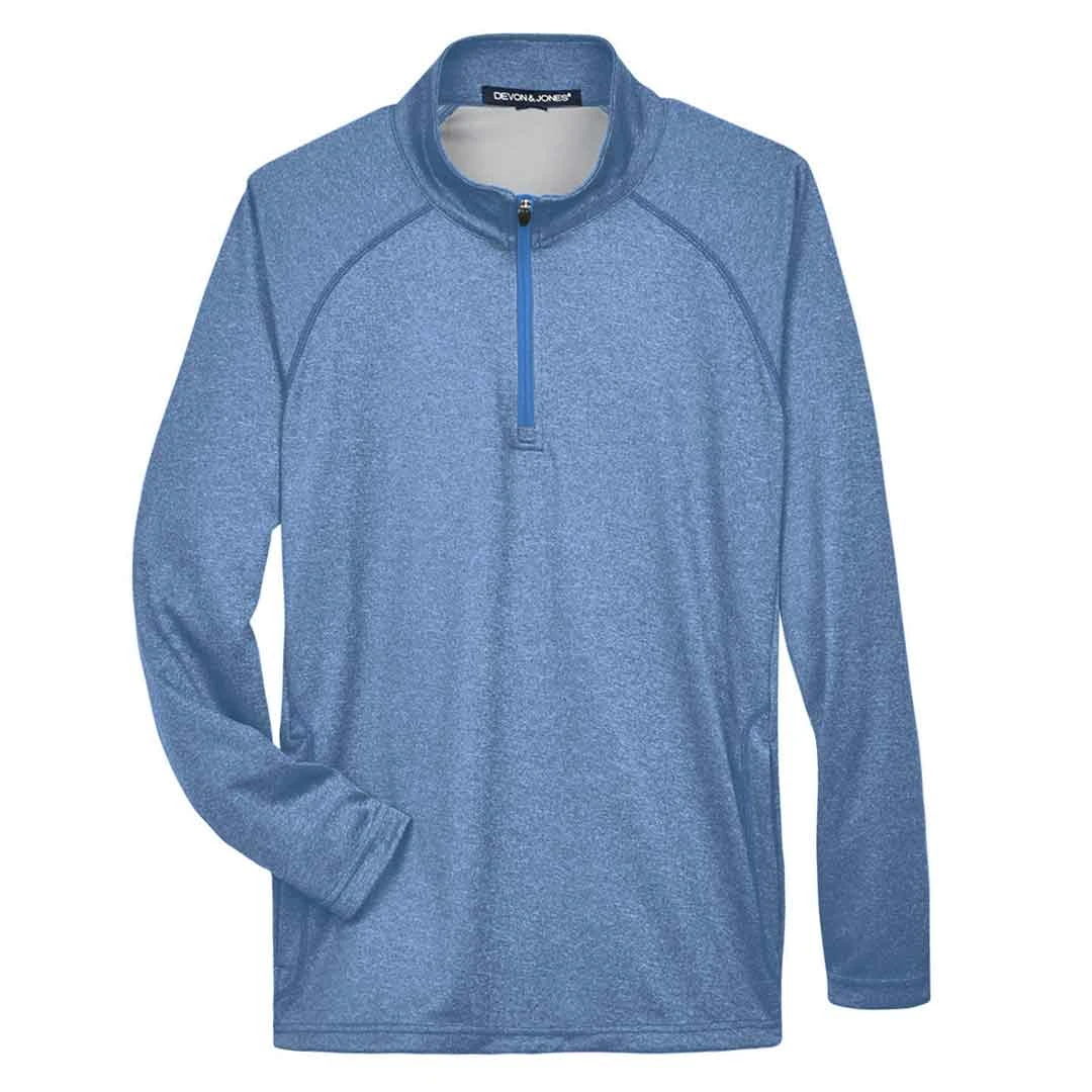 Devon & Jones - Men's 1/4 Zip Tech Shell Pullover (DG440 BF)