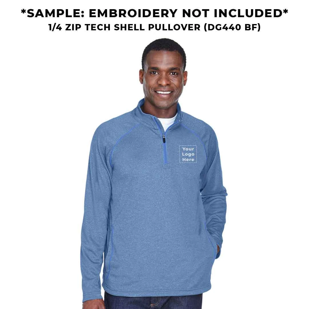 Devon & Jones - Men's 1/4 Zip Tech Shell Pullover (DG440 BF) - Image 5