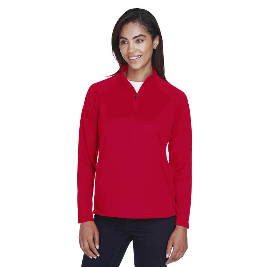 Devon & Jones - Women's 1/4 Zip Tech Shell Pullover (DG440W 52) - Image 2