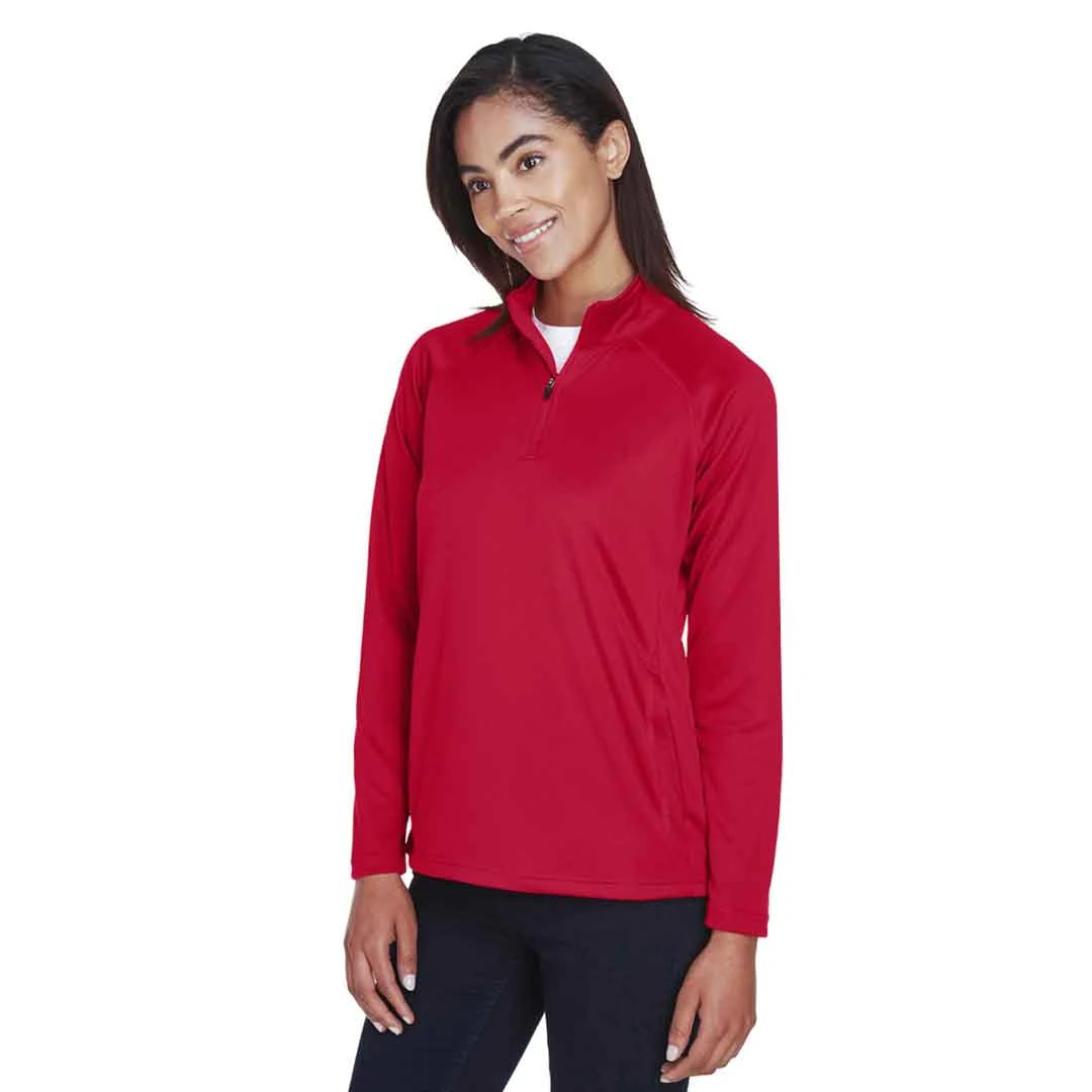Devon & Jones - Women's 1/4 Zip Tech Shell Pullover (DG440W 52) - Image 3