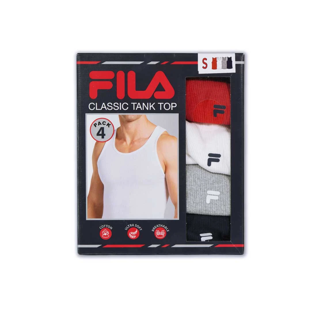 FILA - Men's 4 Pack Athletic Tank Top (FM0038CT23 553) - Image 6