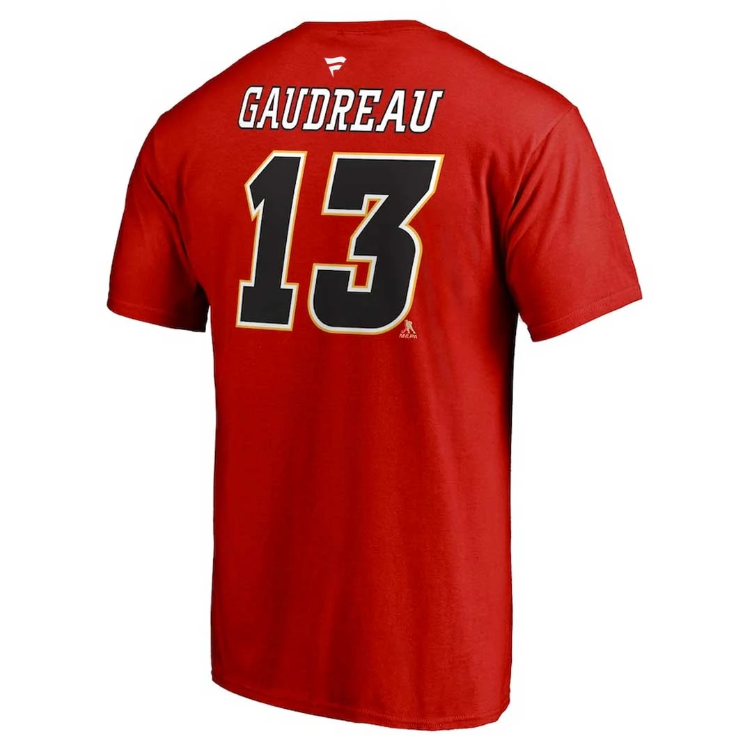 Fanatics - Men's Calgary Flames Gaudreau T-Shirt (QF6E 0484 H35 FNA) - Image 2