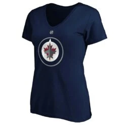 Fanatics - Women's Winnipeg Jets Mark Scheifele V-Neck T-Shirt (QF44 NAV H3Z FPF)