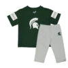 Outerstuff Kids' (Infant) Michigan State Spartans Short Sleeve Set (K426S8 59N)