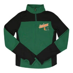 Outerstuff Kids' (Junior) Miami Hurricanes 1/4 Zip (K476SL 57N)