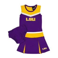 Outerstuff Girls' (Toddler) LSU Tigers Cheerleading Set (K446SZ 56N)