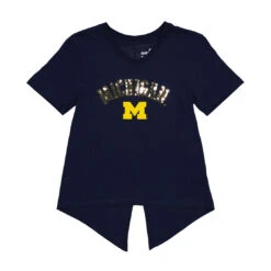 Outerstuff Girls' (Junior) Michigan Wolverines V-Neck T-Shirt (K4755P 58N)