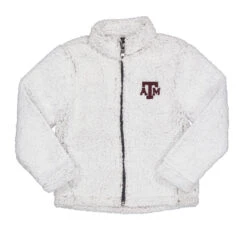 Outerstuff Kids' Texas A&M University Teddy Full Zip Jacket (K8685I 66N)
