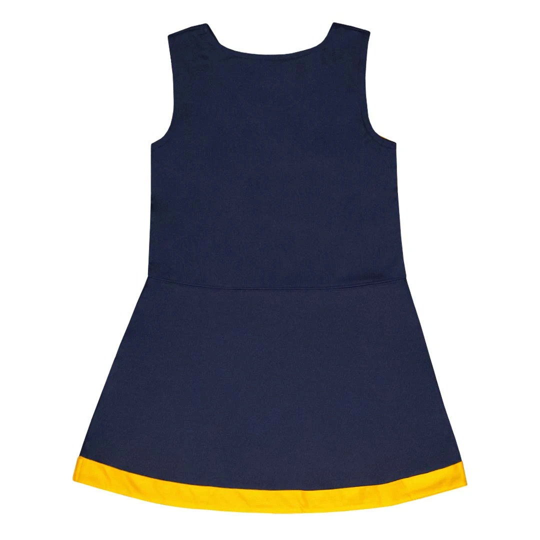 Outerstuff Girls' West Virginia Mountaineers 2 Piece Cheer Dress (K456SX 75) - Image 3