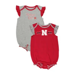 Outerstuff Girls' (Infant) Nebraska Cornhuskers Creeper Pack (KA423D6 77N)