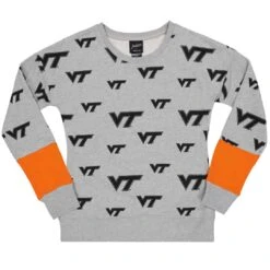 Outerstuff Girls' (Junior) Virginia Tech Hokies Long Sleeve Pullover (KZ4JOPD47)