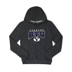 Outerstuff Kids' (Junior) Brigham Young Cougars Chromed Out Hoodie (KX8ALLFR 94)