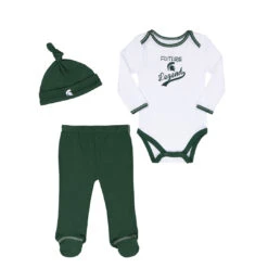 Outerstuff Kids' (Infant) Michigan State Spartans Creeper Set (K41TU5 59)