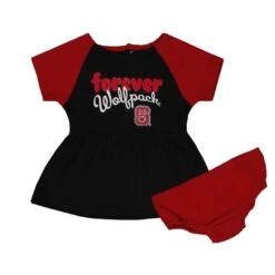 Outerstuff Girls' (Infant) NC State Wolfpack Formation 2 Piece Set (K41905 61)