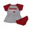 Outerstuff Girls' (Infant) Oklahoma Sooners Formation 2 Piece Set (K41905 91)