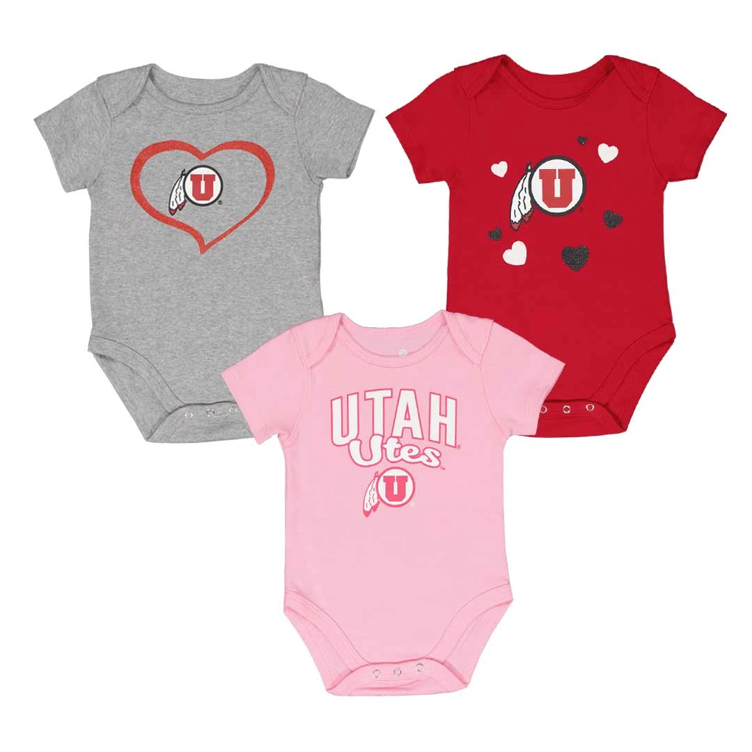 Outerstuff Kids' (Infant) Utah Utes 3 Piece Champ Set (KZ415Z5 32)