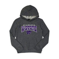 Outerstuff Kids' (Junior) Kansas State Wildcats Chromed Out Hoodie (KX8ALLFR 96)