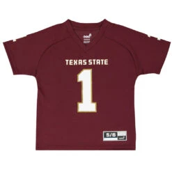 Outerstuff Kids' (Junior) Texas State Bobcats Performance Jersey T-Shirt (KN46NG1 TZ)