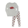 Outerstuff Kids' (Toddler) Arkansas Razorbacks Long Sleeve Pant Sleep Set (K447EK 70)