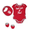 Outerstuff Kids' (Infant) Indiana Hoosiers Trifecta Set (K423JQ 85N)