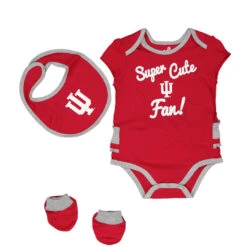 Outerstuff Kids' (Infant) Indiana Hoosiers Trifecta Set (K423JQ 85N)