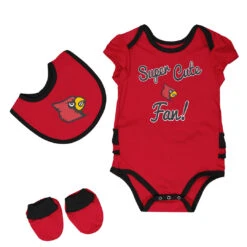 Outerstuff Girls' (Infant) Louisville Cardinals Trifecta Set (K423JQ 55N)
