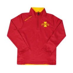 Outerstuff Kids' Iowa State Cyclones 1/4 Zip Top (K46418 34N)
