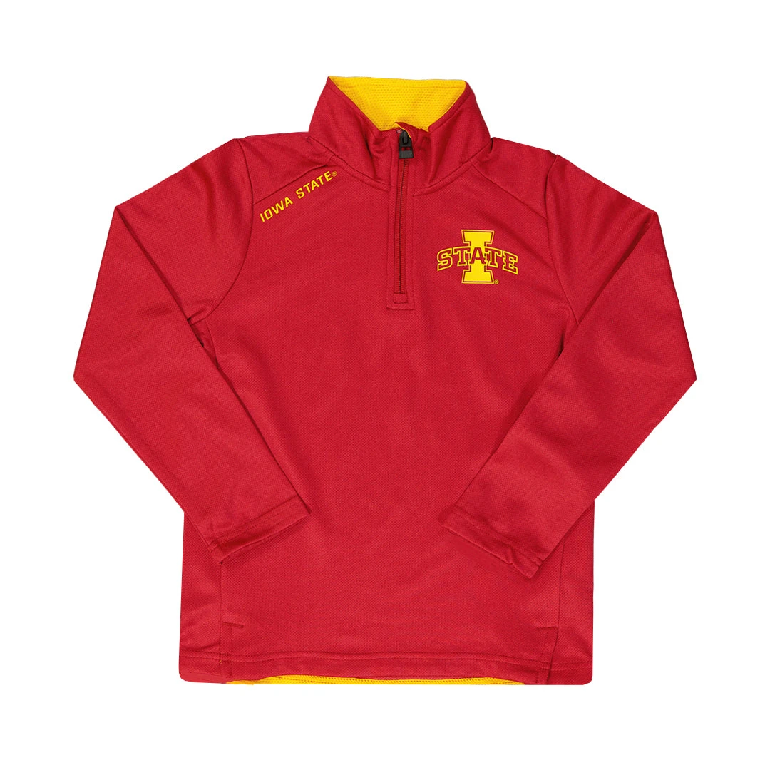 Outerstuff Kids' Iowa State Cyclones 1/4 Zip Top (K46418 34N)