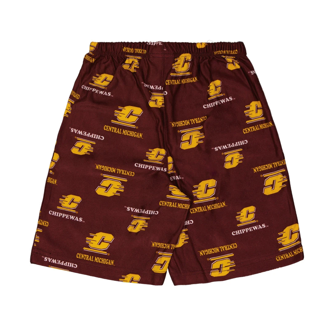 Outerstuff Kids' Central Michigan Chippewas Printed Shorts (K46LFZ 3I) - Image 2