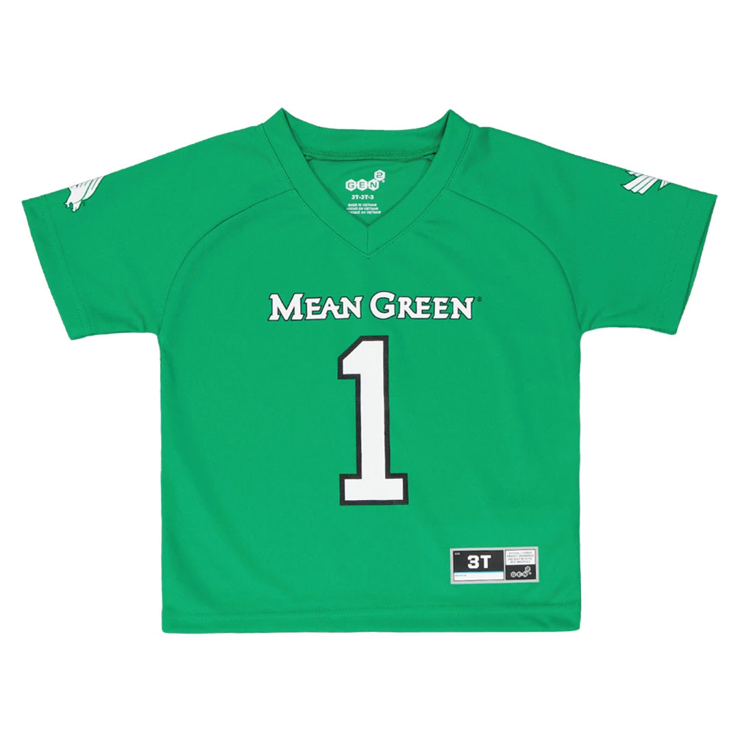 Outerstuff Kids' (Toddler) North Texas Mean Green Performance Jersey T-Shirt (K44NG1 N8)