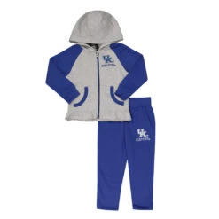 Outerstuff Girls' (Toddler) Kentucky Wildcats Lil Champ Full Zip Set (K446KH 76N)