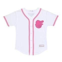 MLB - Girls' (Junior) Baltimore Orioles Glitter Replica Jersey (KV77W9B20)