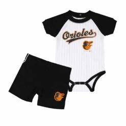 Outerstuff MLB - Kids' (Infant) Baltimore Orioles Creeper Set (KT32B5K 20)