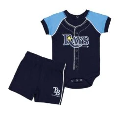 Outerstuff MLB - Kids' (Infant) Tampa Bay Rays Creeper Set (KW32FB8 29)