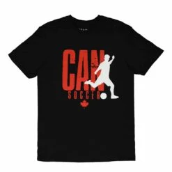 Mad Engine - Men's Canada Soccer Team T-Shirt (MEXXNUEMSC3A1PB 00BLK)