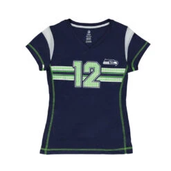 Outerstuff NFL - Girls' (Junior) Seattle Seahawks Fan T-Shirt (K17BQY X9)