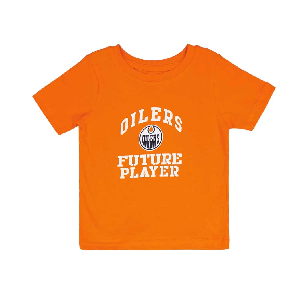 Outerstuff NHL - Kids' (Infant & Toddler) Edmonton Oilers Short Sleeve T-Shirt (HK5I2HDCL OIL)