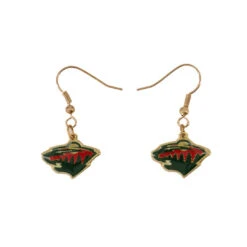 NHL - Minnesota Wild Earrings/Necklace Combo (WILEARNEC)