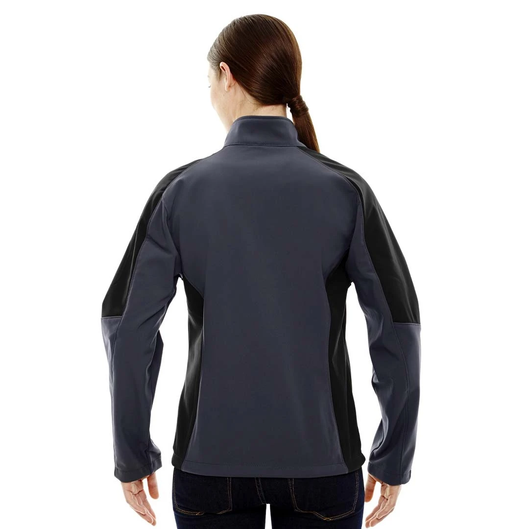 North End - Women's Compass Colour Block Soft Shell Jacket (78077 887) - Image 4