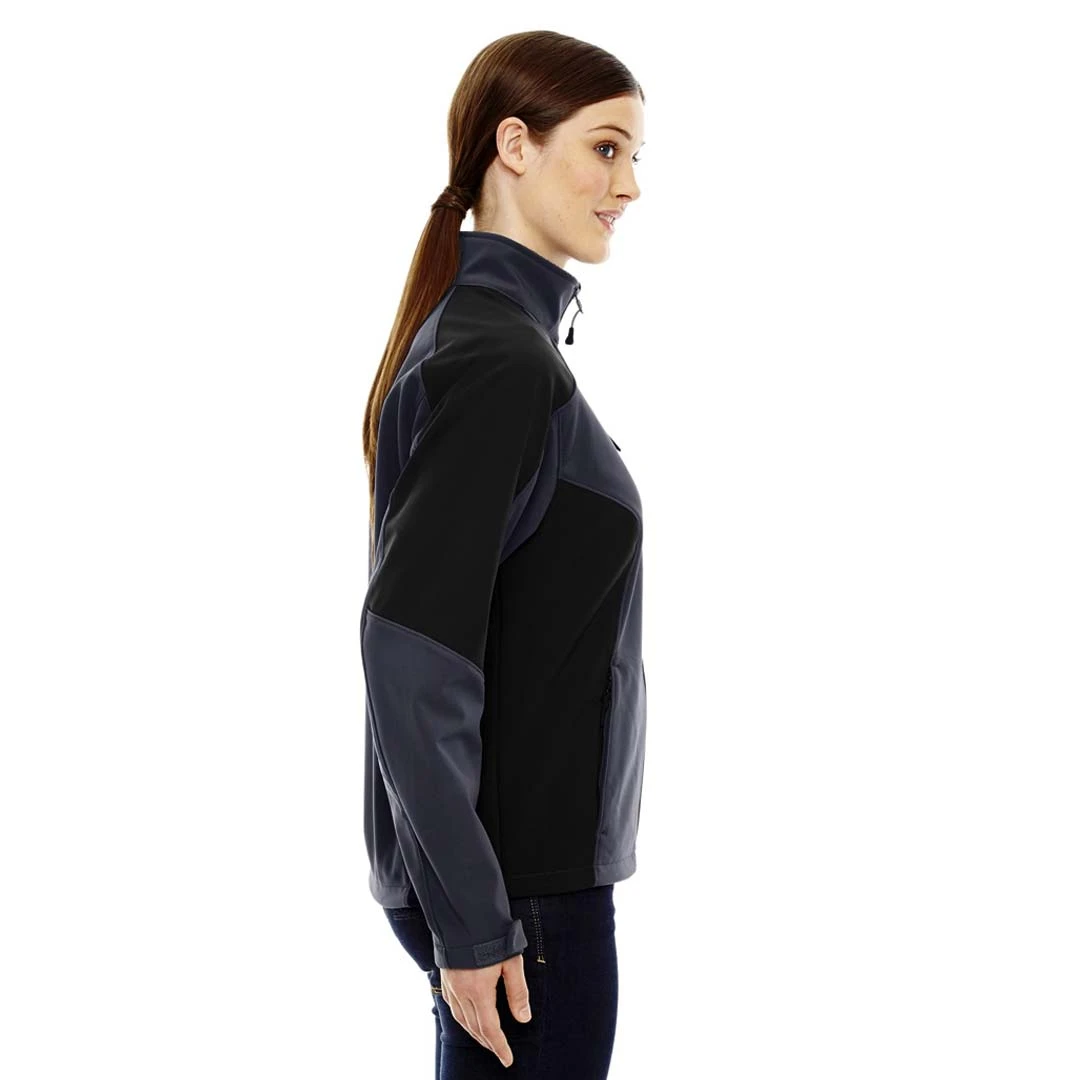North End - Women's Compass Colour Block Soft Shell Jacket (78077 887) - Image 3