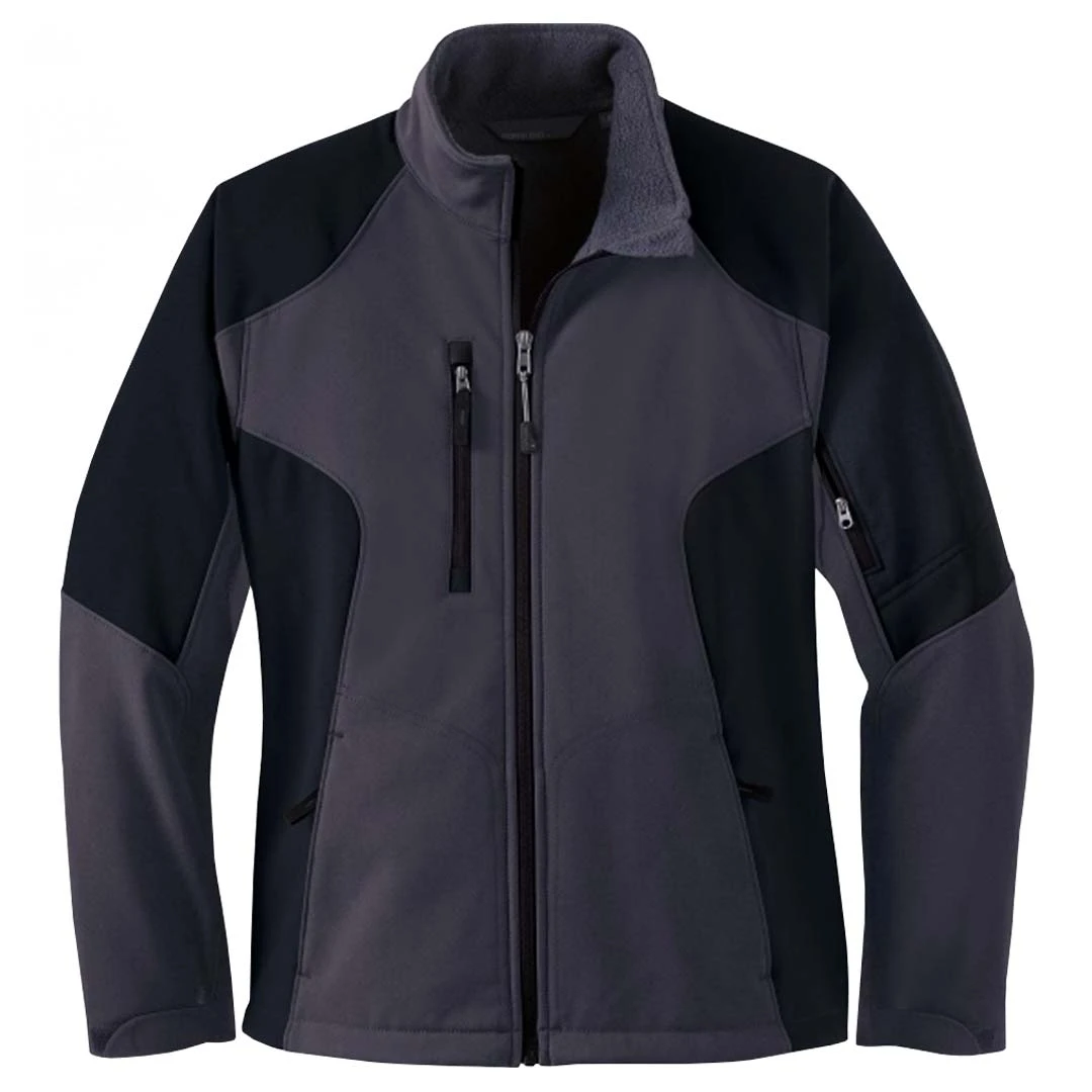 North End - Women's Compass Colour Block Soft Shell Jacket (78077 887)