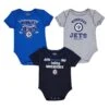 Outerstuff NHL - Kids' (Infant) Winnipeg Jets 3 Pack Onesie (HK5N1A2Z9 WNP2)