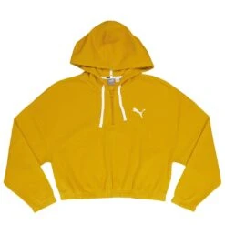 Puma - Women's Cropped 1/2 Zip Hoodie (671508 06)
