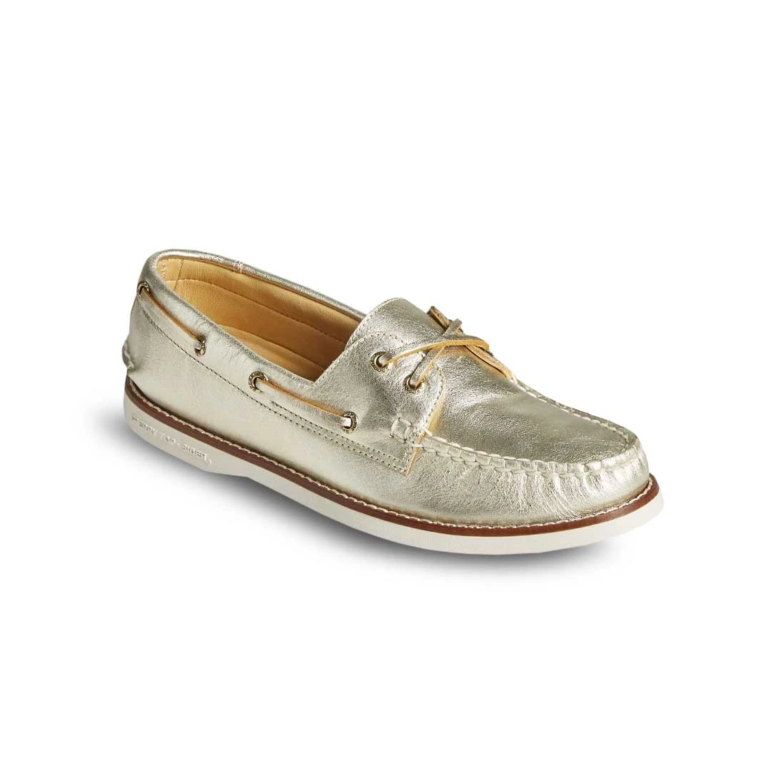 Sperry - Women's Gold Authentic Original 2 Eye Shoes (STS87107) - Image 3
