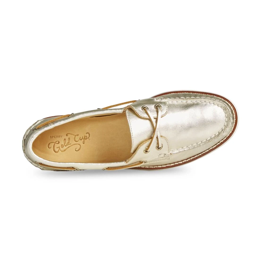 Sperry - Women's Gold Authentic Original 2 Eye Shoes (STS87107) - Image 5