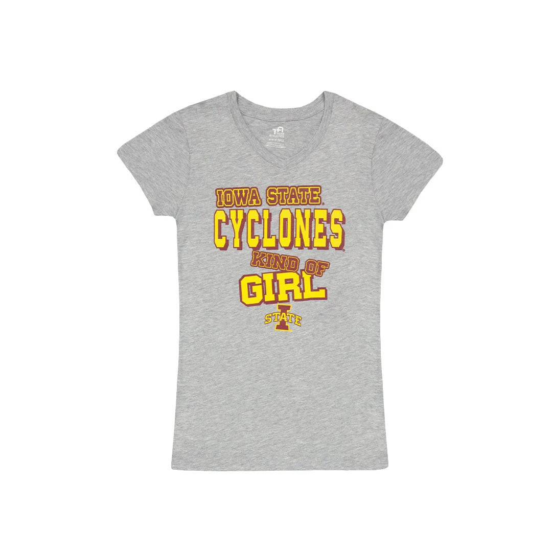 Outerstuff Girls' (Junior) Iowa State Cyclones T-Shirt (K547CU4 34N)