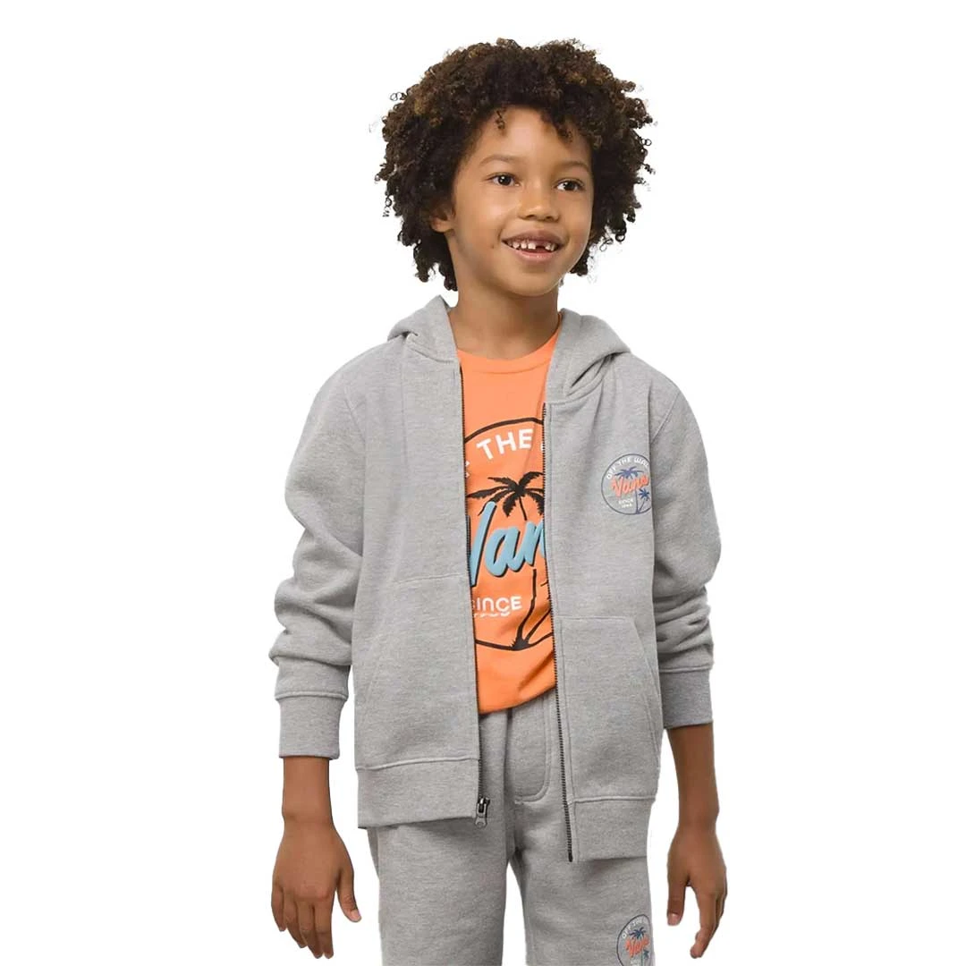 Vans - Kids' Palm Script Full Zip Hoodie (5KOP02F) - Image 2
