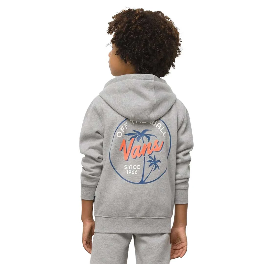 Vans - Kids' Palm Script Full Zip Hoodie (5KOP02F) - Image 3