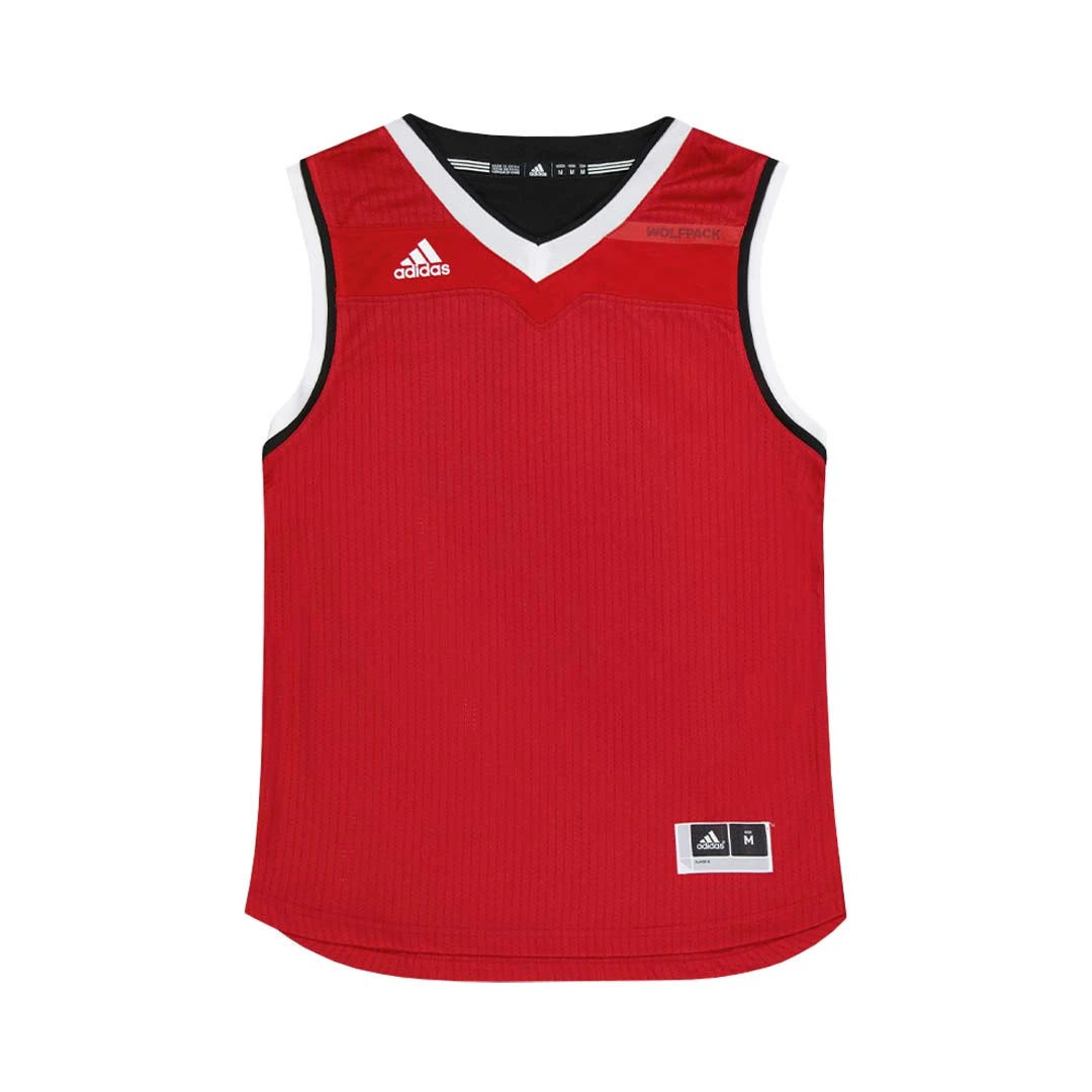 Adidas - Kids' (Junior) North Carolina State Basketball Road Replica Jersey (RA48XJ261)